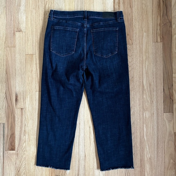 PISTOLA monroe cigarette crop high rise straight leg jeans dark wash size 32 - Picture 15 of 15